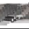 Mexen Velar L stumdomas dušo kabinas 100 x 85 cm, skaidrus, šlifuotas nikelis - 871-100-085-03-97