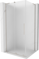 Mexen Velar L 110 x 120 cm slankiojančioji dušo kabina, matinis stiklas, šlifuotas nikelis - 871-110-120-33-97