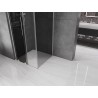 Mexen Velar L 90 x 90 cm stumdomas dušo kabina, grafitu spalva, šlifuotas nikelis - 871-090-090-43-97