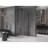 Mexen Velar L stumdomas dušo kabinas 120 x 120 cm, skaidrus, ginkluotasis metalas - 871-120-120-03-95