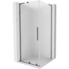 Mexen Velar L stumdomas dušo kabino 100 x 100 cm, matinė, pistoletas metalas - 871-100-100-33-95