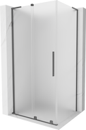 Mexen Velar L 90 x 120 cm stumdomosios dušo kabina, matinė, gun metal - 871-090-120-33-95