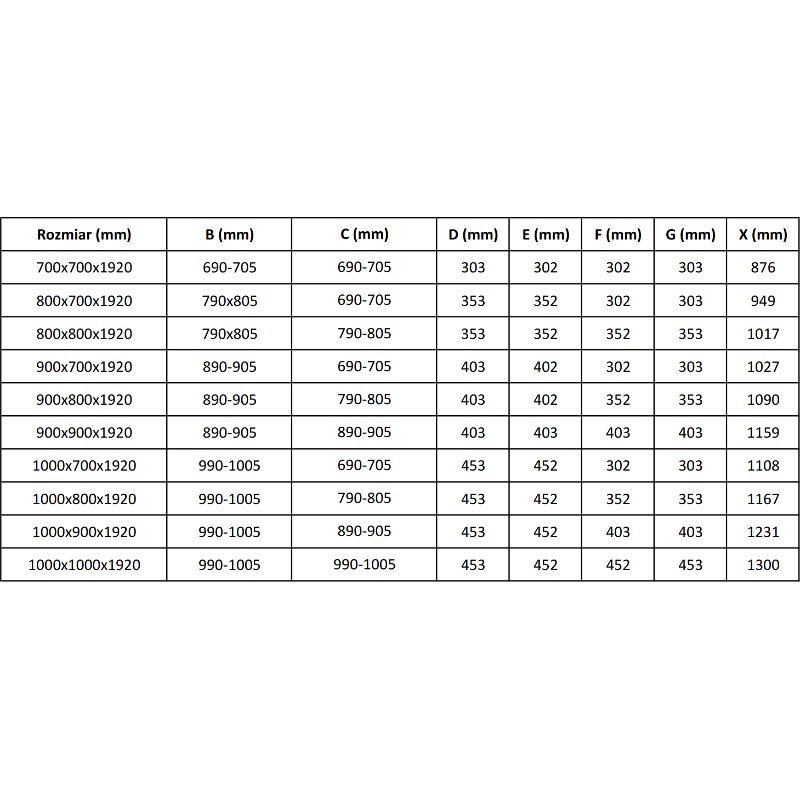 Mexen Lima Duo sulankiojama dušo kabina 100 x 70 cm, permatoma, chromuota - 856-100-070-02-00