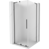 Mexen Velar L stumdomos dušo kabina 90 x 90 cm, matinė, šlifuota gun gray - 871-090-090-33-66