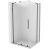 Mexen Velar L stumdomas dušo kabina 110 x 80 cm, matinis, šlifuota gun gray - 871-110-080-33-66