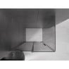 Mexen Velar L stumdoma dušo kabina 90 x 75 cm, grafitas, šlifuota gun gray - 871-090-075-43-66