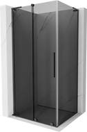Mexen Velar L stumdomoji dušo kabina 90 x 120 cm, grafitas, šlifuota gun gray - 871-090-120-43-66