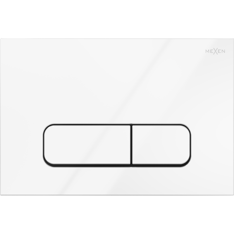 Mexen Fenix Air 02 pneumatinis nuleidimo mygtukas, blizgi balta - 6A0200