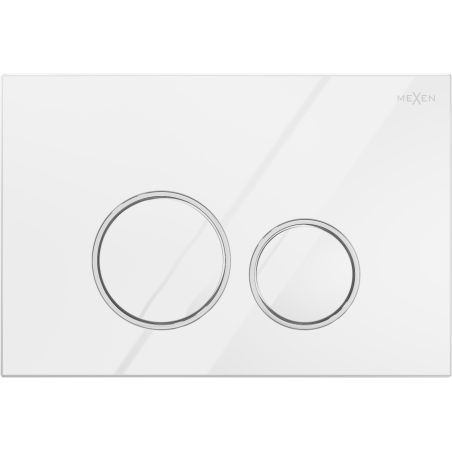 Mexen Fenix Air 05 pneumatinis nuleidimo mygtukas, blizgantis baltas - 6A0500