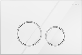 Mexen Fenix Air 05 pneumatinis nuleidimo mygtukas, blizgantis baltas - 6A0500