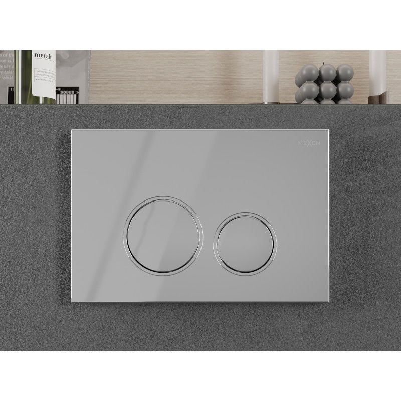 Mexen Fenix Air 05 pneumatinis nuleidimo mygtukas, blizgus chromas - 6A0501