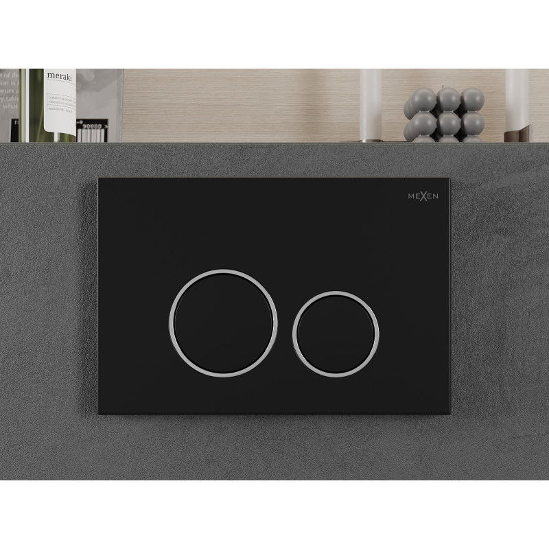 Mexen Fenix Air 05 pneumatinis nuleidimo mygtukas, juodas - 6A0503