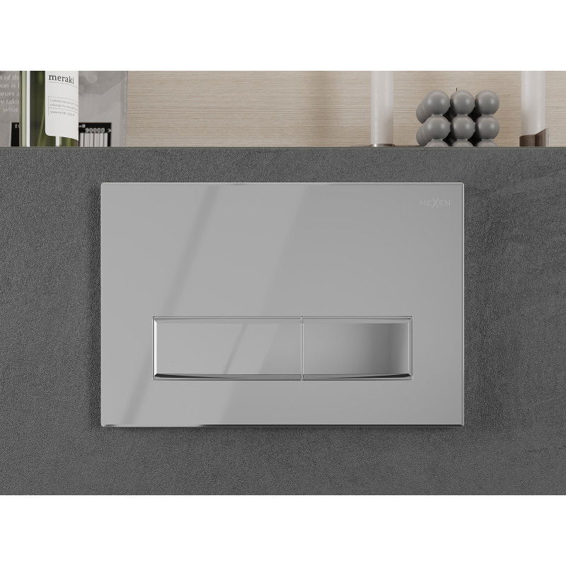 Mexen Fenix Air 09 pneumatinis nuleidimo mygtukas, blizgus chromas - 6A0901