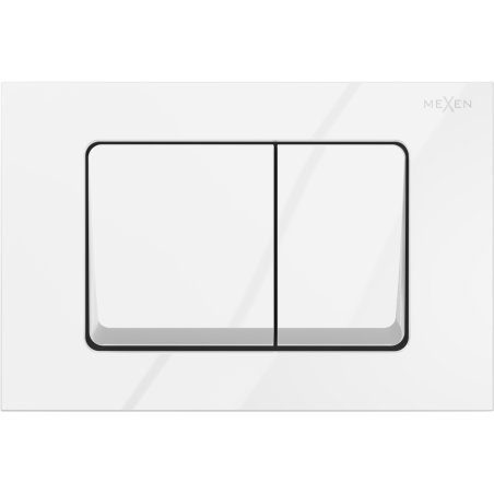 Mexen Fenix Air 10 XS vonios, pneumatinis nuleidimo mygtukas, blizgus baltas - 6A1000