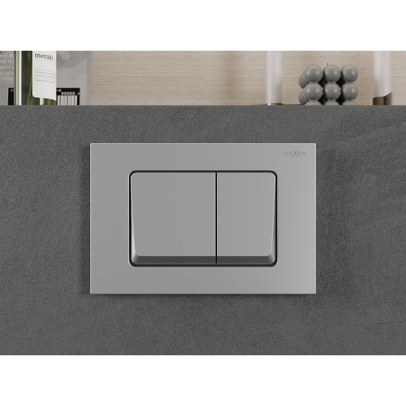 Mexen Fenix Air 10 XS pneumatinis nuleidimo mygtukas, matinis chromas - 6A1002