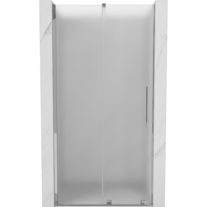 Mexen Velar stumdomos dušo durys 110 cm, matinės, chromas - 871-110-000-31-01