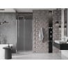 Mexen Velar stumdomos dušo durys 100 cm, matinės, chromas - 871-100-000-31-01