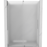 Mexen Velar stumdomos dušo durys 140 cm, matinės, chromas - 871-140-000-31-01