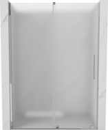 Mexen Velar stumdomos dušo durys 130 cm, matinės, chromas - 871-130-000-31-01