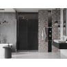 Mexen Velar stumdomos dušo durys 130 cm, grafitas, chromas - 871-130-000-41-01