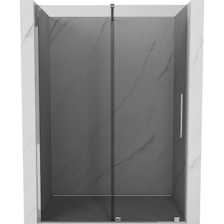 Mexen Velar stumdomos dušo durys 140 cm, grafitas, chromas - 871-140-000-41-01