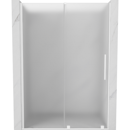 Mexen Velar slankiojančios dušo durys 130 cm, matinės, baltos - 871-130-000-31-20