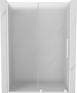 Mexen Velar slankiojančios dušo durys 130 cm, matinės, baltos - 871-130-000-31-20