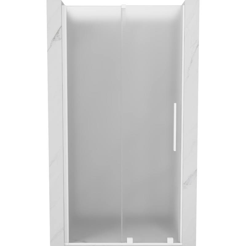 Mexen Velar slankiojančios dušo durys 120 cm, matinės, baltos - 871-120-000-31-20