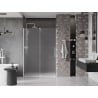 Mexen Velar stumdomos dušo durys 140 cm, matinis, baltos - 871-140-000-31-20