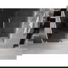 Mexen Velar stumdomos dušo durys 140 cm, grafitas, baltos - 871-140-000-41-20