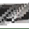 Mexen Velar stumdomos dušo durys 140 cm, grafitas, baltos - 871-140-000-41-20