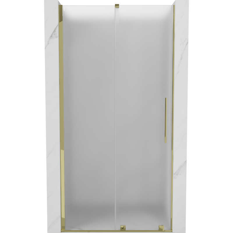 Mexen Velar stumdomos dušo durys 110 cm, matinis, auksinės - 871-110-000-31-50