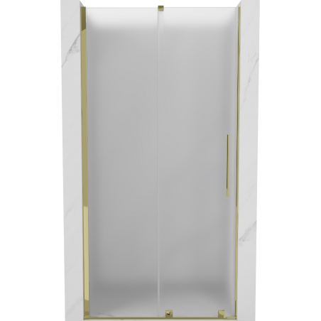 Mexen Velar stumdomos dušo durys 110 cm, matinis, auksinės - 871-110-000-31-50