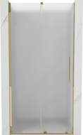 Mexen Velar stumdomos dušo durys 120 cm, matinis, auksinės - 871-120-000-31-50