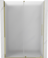 Mexen Velar stumdomos dušo durys 130 cm, matinis, auksinis - 871-130-000-31-50