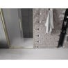Mexen Velar stumdomos dušo durys 110 cm, matinės, šlifuotas auksinis - 871-110-000-31-55