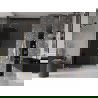 Mexen Velar stumdomos dušo durys 140 cm, grafitas, šlifuotas auksas - 871-140-000-41-55