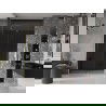 Mexen Velar stumdomos dušo durys 140 cm, grafitas, šlifuotas auksas - 871-140-000-41-55