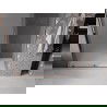 Mexen Velar slankiosios dušo durys 130 cm, matinės, rožinis auksas - 871-130-000-31-60