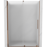 Mexen Velar slankiosios dušo durys 130 cm, matinės, rožinis auksas - 871-130-000-31-60