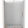 Mexen Velar stumdomos dušo durys 130 cm, matinės, šlifuotas varis - 871-130-000-31-65