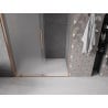 Mexen Velar stumdomos dušo durys 150 cm, matinis, šlifuotas varis - 871-150-000-31-65
