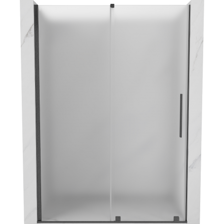 Mexen Velar stumdomos dušo durys 140 cm, matinės, gun gray šlifuotas - 871-140-000-31-66