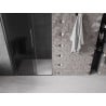 Mexen Velar stumdomos dušo durys 110 cm, grafitas, šepečiuotas gun gray - 871-110-000-41-66