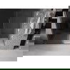 Mexen Velar stumdomosios dušo durys 140 cm, grafitas, šepečiuotas gun gray - 871-140-000-41-66
