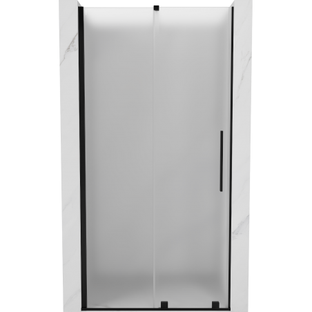 Mexen Velar slankios dušo durys 110 cm, matinės, juodos - 871-110-000-31-70
