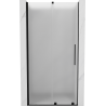 Mexen Velar slankios dušo durys 110 cm, matinės, juodos - 871-110-000-31-70