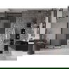 Mexen Velar stumdomos dušo durys 90 cm, matinės, juodos - 871-090-000-31-70