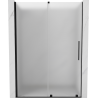 Mexen Velar slankiojančios dušo durys 130 cm, matinis, juoda - 871-130-000-31-70