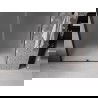 Mexen Velar stumdomos dušo durys 140 cm, matinės, juodos - 871-140-000-31-70